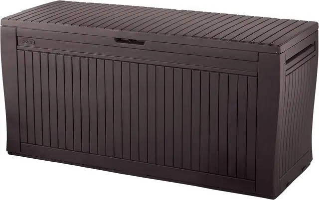 keter comfy arcón exterior 270l resina