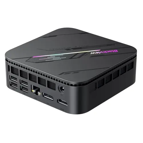 Blackview MP100 Pro Mini PC, Intel i3-1215U (hasta 4.4GHz), DDR4 16GB (hasta 64GB) RAM 512GB (hasta 2TB) PCIE 4.0 SSD M.2, Triple Pantalla 4K, WiFi 6, Bluetooth 5.2, Windows 11 Pro, 3 años garantía