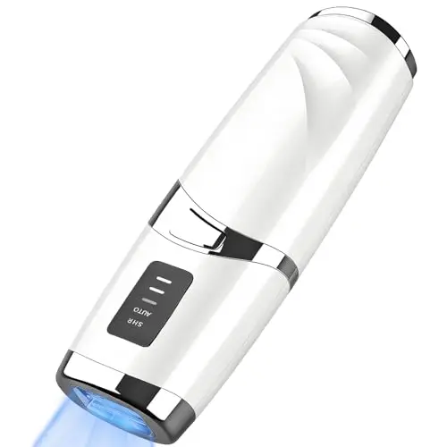 Depiladora Laser Mujer – 999.999 Destellos, 3 Niveles de Energía & Modos SHR/AUTO – Depiladora IPL con Luz Pulsada para Axilas, Piernas, Bikina y Rostro (Para Casa)