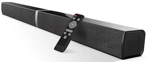 HoYLluDLL Barra de Sonido 2 en 1 32 Pulgadas 2.0 ARC/Óptico/AUX