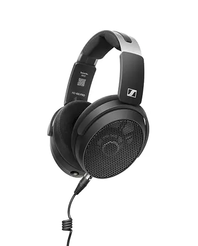 Sennheiser HD 490 Pro Auriculares de Estudio dinámicos Abiertos | Cable 1,8m, Almohadillas Intercambiables para Mezclar y producir (700286)