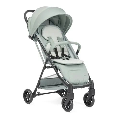 Chicco Silla de Paseo Ligera Taormina, Desde nascimiento hasta 22 Kg, Carrito Bebé, Plegado con una sola mano, Compacto y Ligero, Capota con Protección UV50+, Respaldo Ajustable y Reclinable, Verde