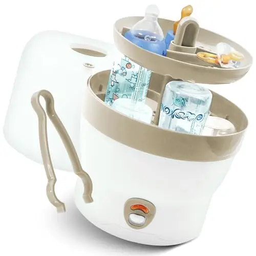 Hartig + Helling 98923 - Esterilizador de biberón, color blanco
