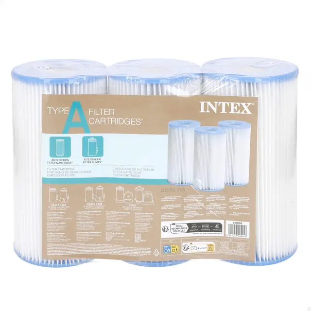 Intex 29003-PACK 3 Cartuchos Filtro Tipo A