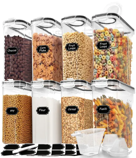 skroam 8 recipientes alimento 4l