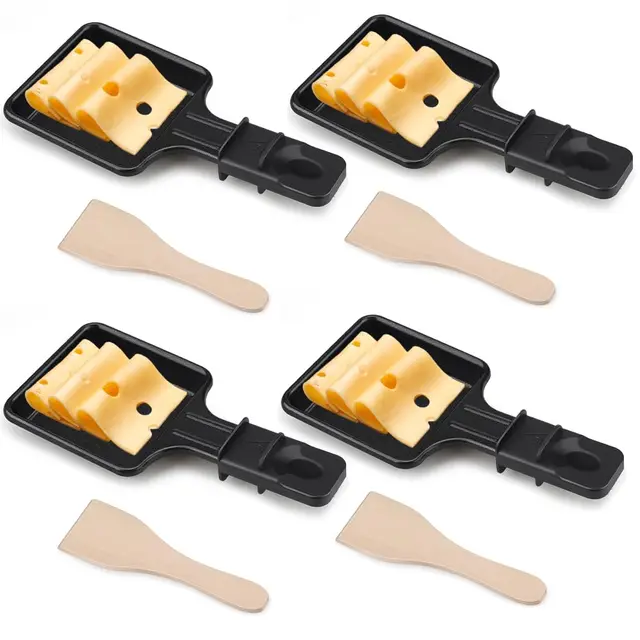 salubohum mini raclette 4 sartenes set
