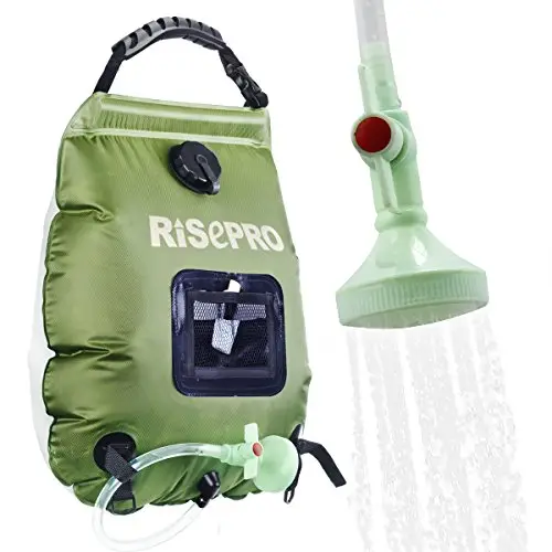 risepro bolsa solar ducha 20l