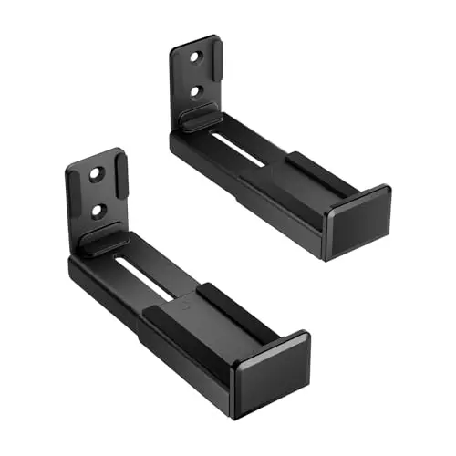 AISENS - SPK02U-191 - Soporte Universal de Pared para Barra de Sonido, Negro