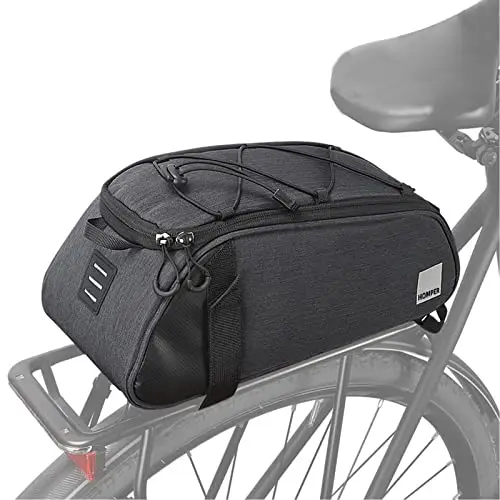 HOMPER 7L Bolsa Alforja Trasera Bicicleta Impermeable Bolso de Viaje Portátil Extensible Bolsa de Hombro para Ciclismo al Aire Libre