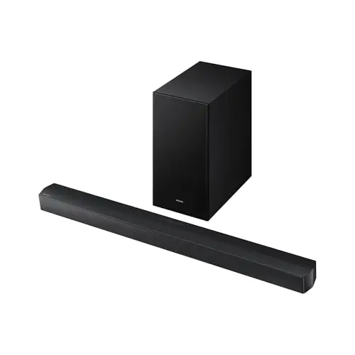 Samsung Barra de Sonido HW-B650F/ZF con Dolby Adio/DTS Virtual:X 3.1ch, Modo de Juego, Sonido Inteligente, conexión múltiple Bluetooth, Color Negro