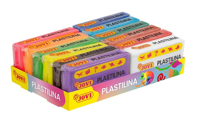 jovi plastilina 12 pastillas 600g