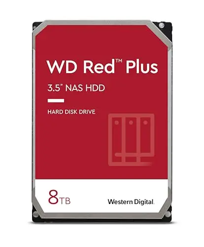 Western Digital Red Plus 3.5" 8000 GB Serial ATA III