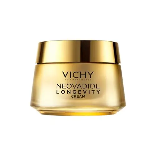 Vichy Neovadiol Longevity Crema revitalizante, Para pieles maduras, Acción antiedad y regeneradora, Piel hidratada y reafirmada, Con 13% de tecnología Longevisia | Acción Antiedad y Regeneradora, Piel Hidratada y Reafirmada, Con 13% de Tecnología Longevisia