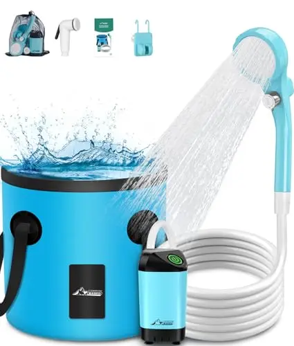 wadeo ducha portátil camping 20l