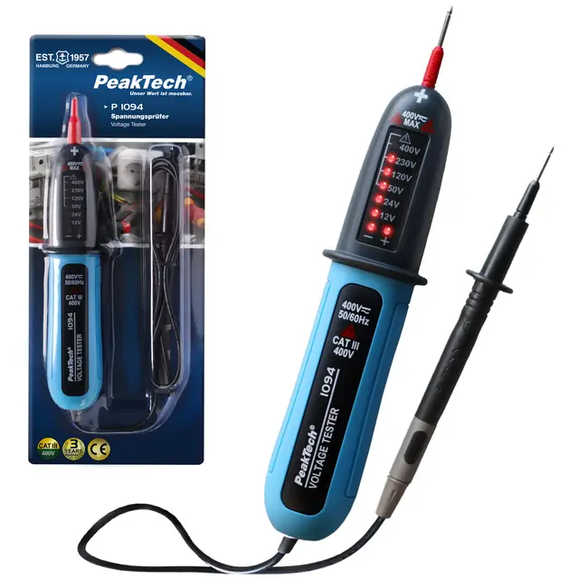 peaktech p1094 comprobador tensión