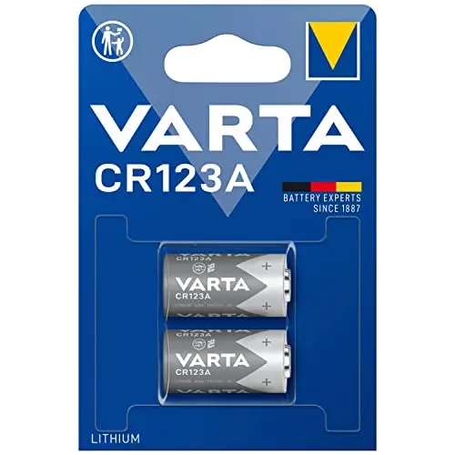 varta cr123a pila litio 3v pack 2