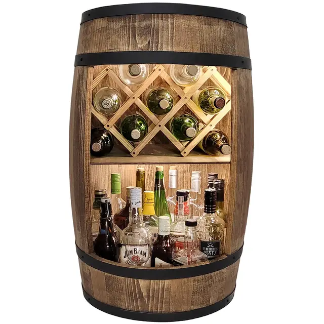 weeco barril botellero led 80cm