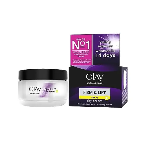 Olay Anti-Arrugas Firme y Levante Antienvejecimiento Crema hidratante Crema de Día SPF 15-50 ml