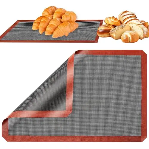 Esterilla de silicona microperforada para horno, esterilla perforada para pasta, esterilla de silicona para hornear, hoja para molde de hornear, 40x30 cm