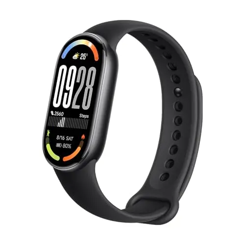 Xiaomi Smartband 10, Pantalla AMOLED de 1,72”, Carga rápida, 150+ Modos Deportivos, Monitorización de Salud y sueño, HyperOS 2.0, Impermeable 5ATM, Brújula