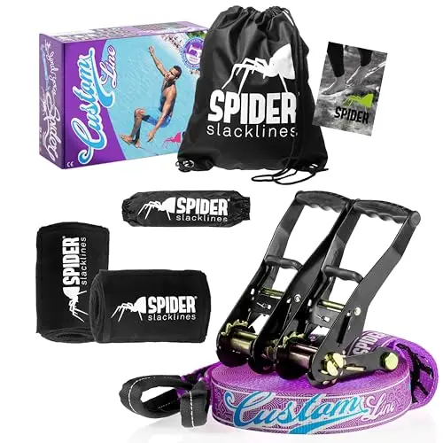 spider slackline tksa3 25m kit