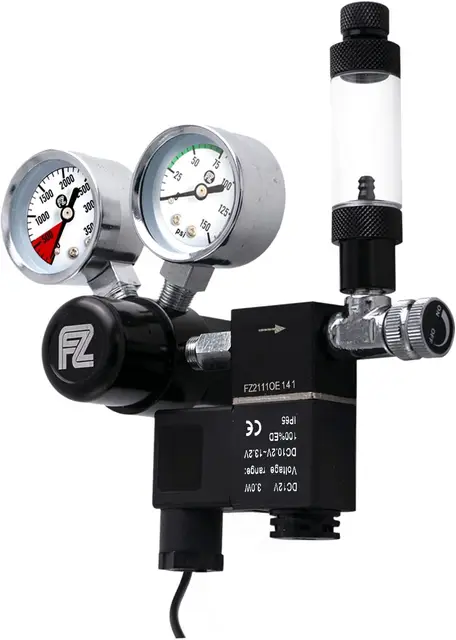 fzone solenoide cc regulador co2 acuario