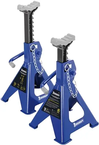 MICHELIN 92417/009557 Set de Caballetes de Apoyo con Capacidad de Elevación 2 T