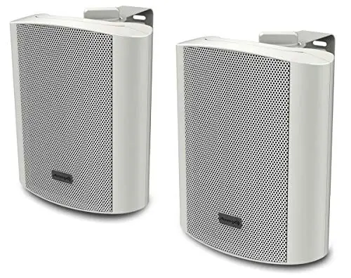 Audibax PR-52W Pareja Altavoces 100W Stereo con Soporte Blancos