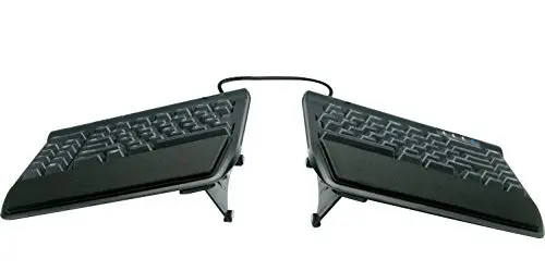 Kinesis Freestyle2 9inch Separation USB QWERTY Anglais Noir - Claviers (Standard, avec Fil, USB, QWERTY, Noir)