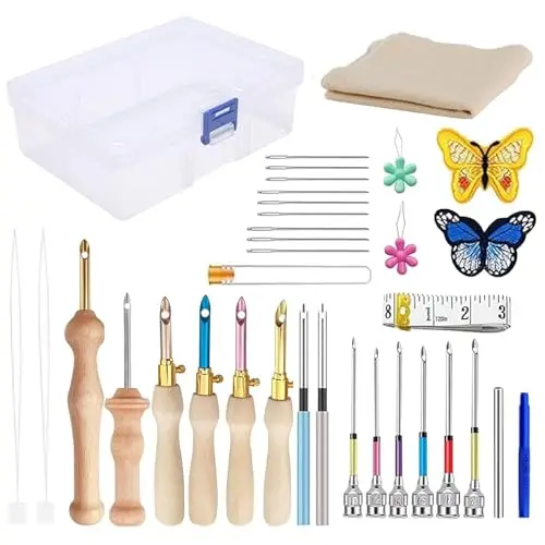 garqitwan 35 piezas punch needle kit