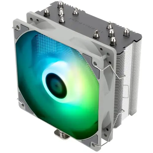 Thermalright Assassin King 120 SE ARGB CPU Air Cooler, AK120 SE ARB, 5 Heatpipes, TL-C12C-S PWM Quiet Fan CPU Cooler con rodamiento S-FDB, para AMD AM4 AM5/Intel 1151/1155/1156/1200/17XX, LGA1700