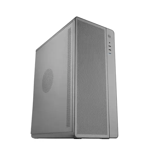 Tacens Aero, Caja PC ATX, Estructura Metálica Robusta con Rejilla Frontal, 1x Ventilador Trasero 120mm Ultrasilencioso, Soporte hasta 3X Ventiladores Frontales, Semitorre Gaming, USB 3.0, Negro