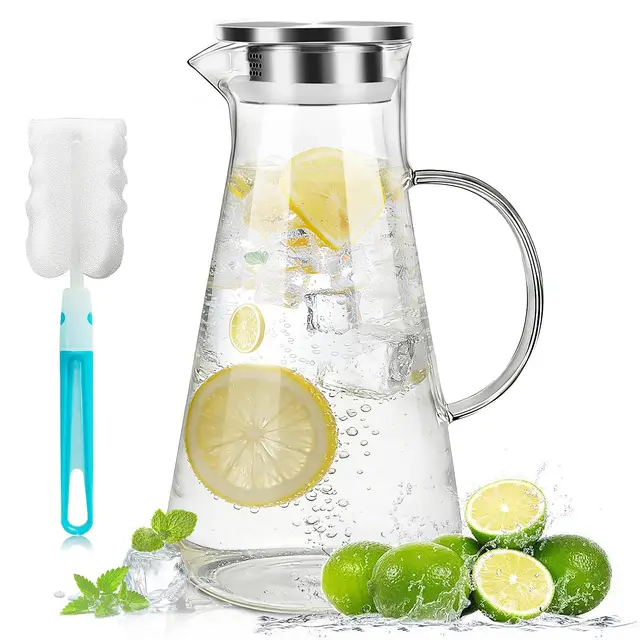 zippicks jarra agua 2.2l borosilicato