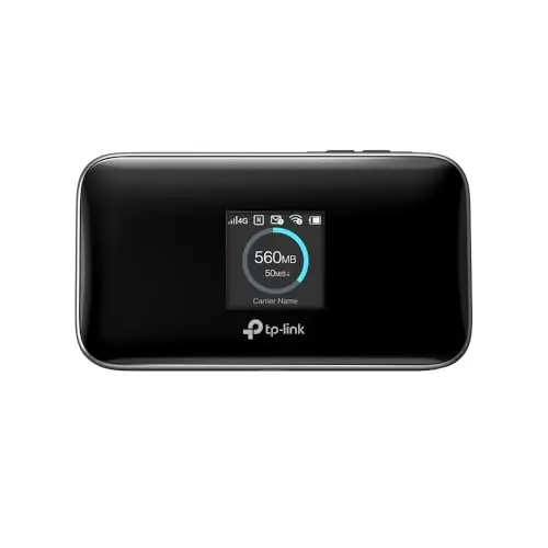 TP‑Link M7750 - MiFi LTE‑Advanced Cat12, hasta 600 Mbps, WiFi Doble Banda 2,4/5 GHz, Conecta 32 Dispositivos, batería 3280 mAh, Pantalla 1,44″, Ranura Micro‑SD (hasta 2 TB)