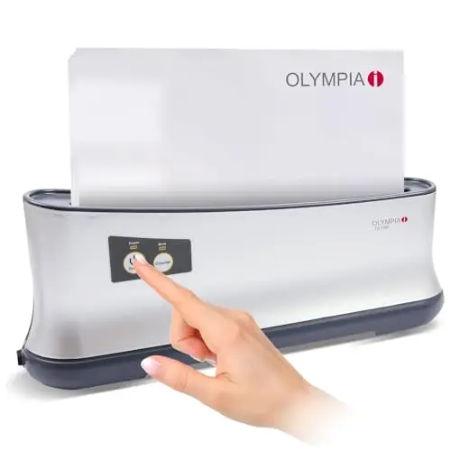 Olympia TBL 1280 Combo Máquina para encuadernación térmica, desconexión automática despues de 90 minutos