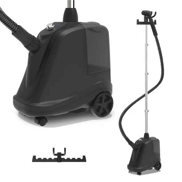 STEAMONE - Plancha de vapor vertical 2000W, 40g/minc- Calidad profesional - Gran depósito de 3,5 l - Accesorios incluidos - Cable de 2,5 m - Empresa francesa - T2000B