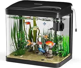 acuario completo 15l cristal con filtro