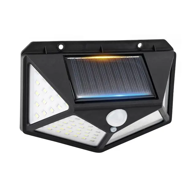 grifema luz solar jardín 100 led sensor