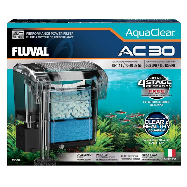 fluval aquaclear ac30 filtro mochila
