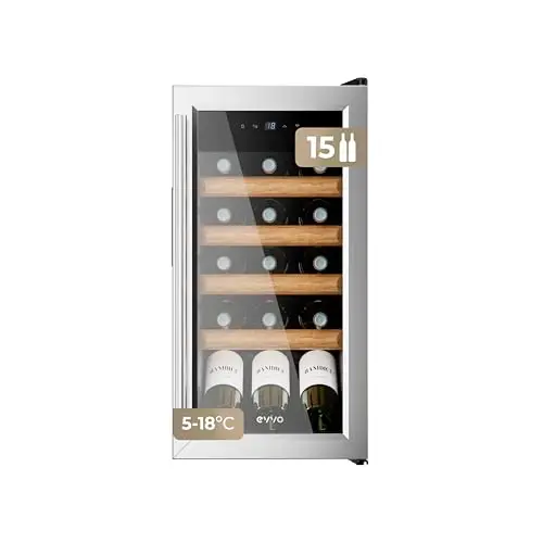 evvo vt15 inox vinoteca 15 botellas