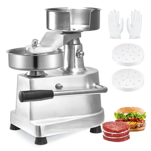 vevor jkh-130 prensa hamburguesas 130mm