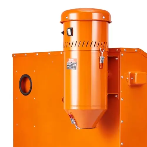 VEVOR Sistema de recolección de polvo, colector de polvo de 1450 W, con capacidad de 1,8 galones, colector de polvo, ajuste universal para gabinetes de chorro de arena