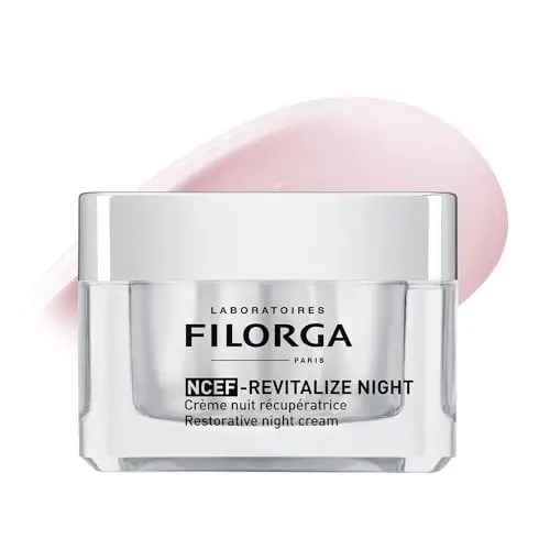 Filorga NCEF-Crema de noche revitalizante, hidratante reparadora durante la noche para todo tipo de piel, revitalizante, hidratante, reafirmante, antienvejecimiento, 50 ml