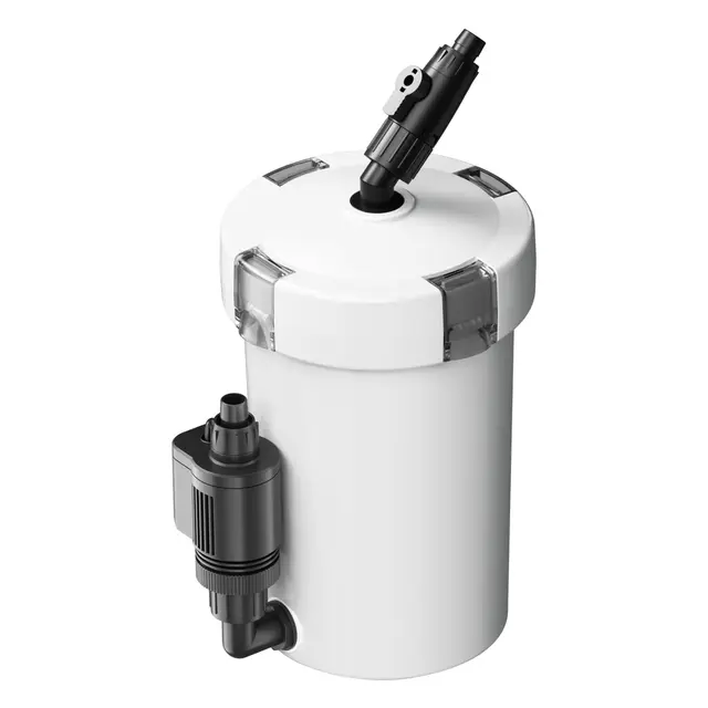 SunSun HW-603B Filtro Externo para acuarios 400 l/h de 3 etapas con 3 esponjas y 1 vellón filtrantes Material filtrante Incluido Bomba de filtración