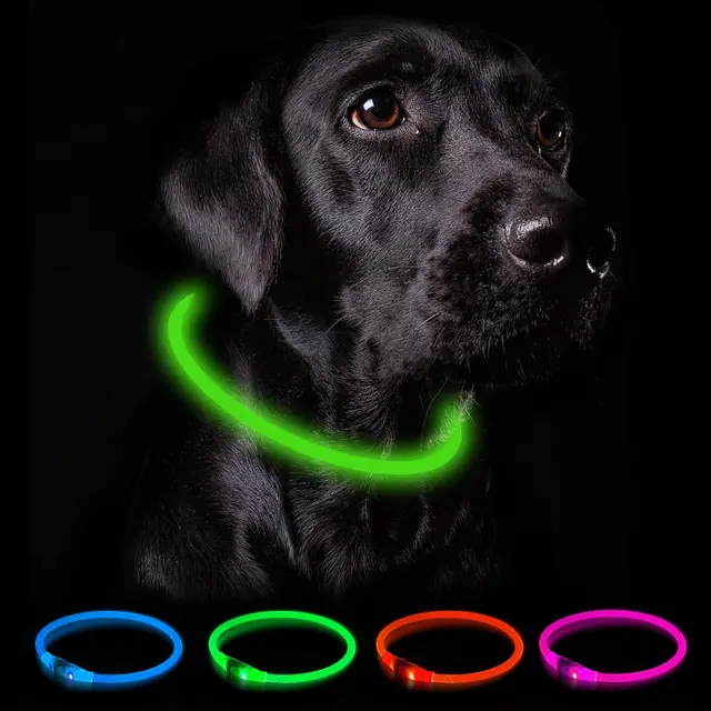 nepfaivy collar luminoso led recargable
