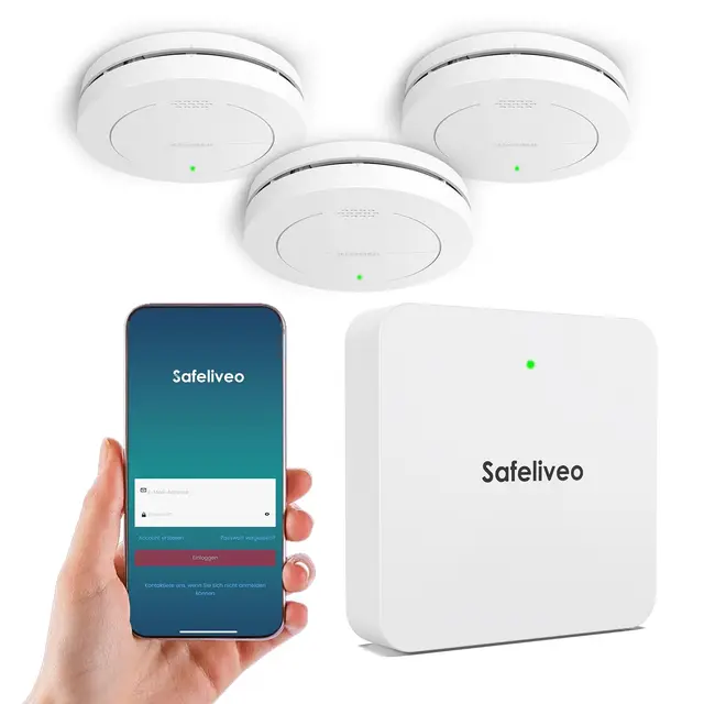 safeliveo detector humo wifi 10 años