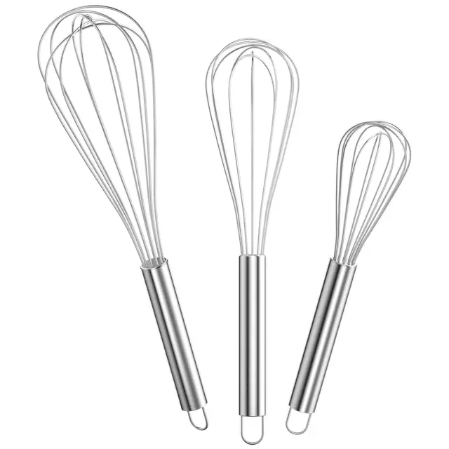 newaner batidor manual 3 piezas acero