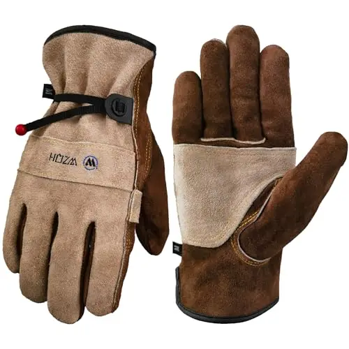 wzqh leather gloves talla l