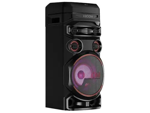 LG XBOOM RNC7 Multi Bluetooth, graves potentes, entrada para micrófono y guitarra