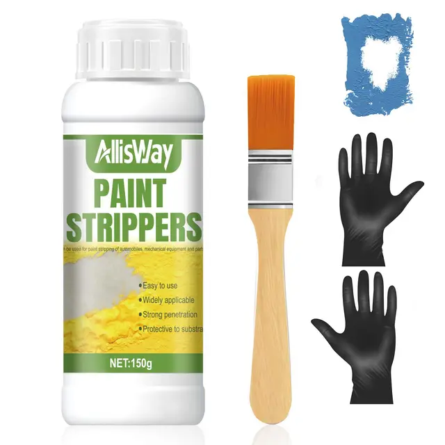 Decapante Pintura, Removedor de Pintura, Decapante Pintura Metal, Removedor Altamente Efectivo de Diversas Capas de Pintura, Apto para Superficies de Metal, Cemento y Piedra, 150 g